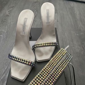 Iridescent Rhinestone Heels